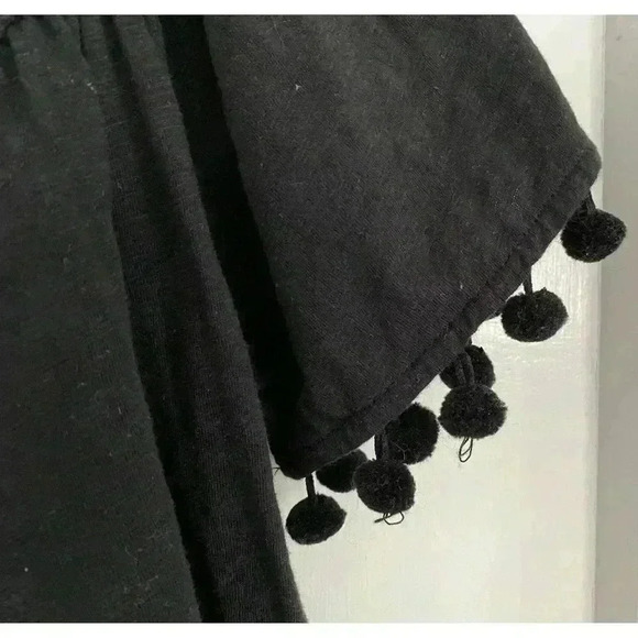 Bnwt Highline Collective Black Shirt with Pom Pom Feinge Size  Sm. - Picture 3 of 6